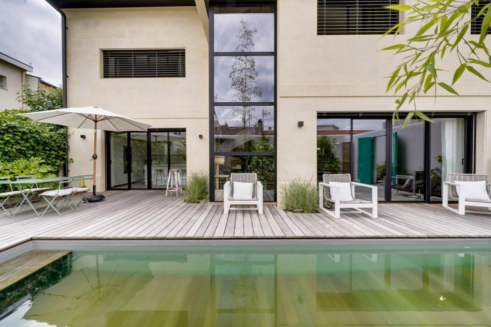 Spacious Bordeaux Family Home With Swimming Pool Dış mekan fotoğraf